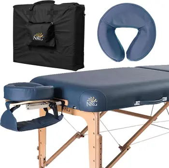 NRG Vedalux nešiojamas masažo stalo paketas Agate - sulankstoma masažinė lova lengvas stalas - profesionalus stalas sp
