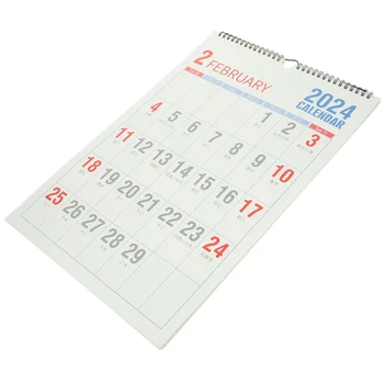 Namų ūkio planavimo priemonės kalendorius Mėnesinis sieninis kalendorius namų biurui 2024 m