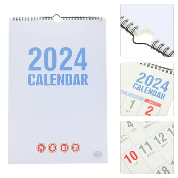 Namų ūkio planavimo priemonės kalendorius Mėnesinis sieninis kalendorius namų biurui 2024 m