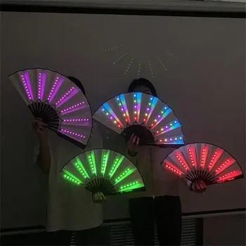 Spalvų šokių dekoracija Švytėjimo dovanos DJ naktinis baras Klubas Sulankstomos besikeičiančios šou lemputės Fluorescencinis vakarėlis Helovino LED