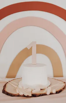 Skaičius 1 Tortų antpilas Naujagimis 1-asis pirmasis gimtadienis Kūdikio dušas Vaikų vakarėlis Vieno jubiliejaus torto antpilas Dekoracijos
