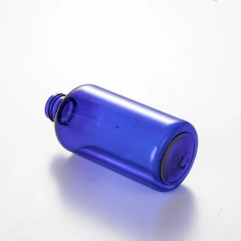 20vnt 220ml tuščias šampūno losjono pompos buteliukas Baltas skaidrus mėlynai rudas plastikiniai buteliukai su dozatoriumi Skalbimo kosmetikos indas