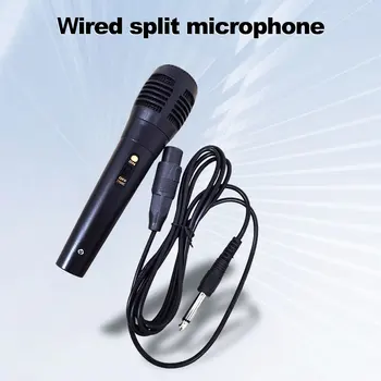 Bluetooth garsiakalbis Laidinis mikrofonas 3,5 mm karaokės mikrofonas Smūgiams atsparus mikrofono galvutė Įmontuota anti-noise medvilnė
