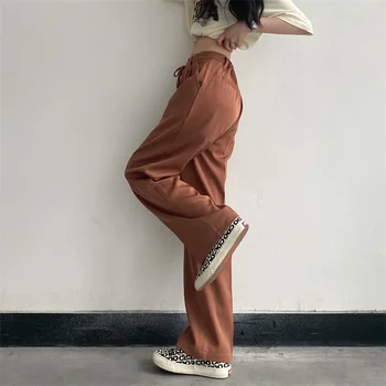 Moteriškos kelnės Y2k Gatvės drabužiai Vintažiniai vasaros drabužiai moterims 2023 Moteriški drabužiai Korėja Stilingas stilius Aukštas juosmuo Harajuku