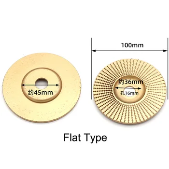 1vnt 85mm 100mm medienos formavimo diskas šlifavimo diskas rotacinis diskas šlifavimo lenkų medžio drožybos diskų įrankiai kampiniam šlifavimui