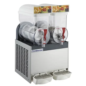 komercinis 304SS 12L*3 cisternų šaldytų gėrimų gamintojas Margarita Slush mašina baro parduotuvei