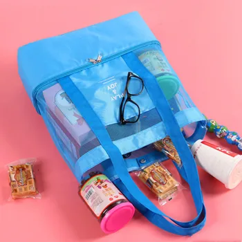 Rankinis pietų krepšys Termoizoliaciniai krepšiai Naudingas krepšys per petį Aušintuvas Pikniko krepšys Tinklelis Paplūdimio krepšys Maisto gėrimų saugykla