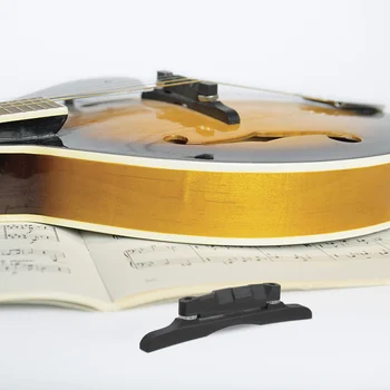 Tilto mandolinos styginio instrumento dalis Medinė mandolina tilto balno remonto dalis