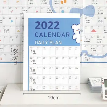 Kūrybinio kalendoriaus tvarkaraštis Studijų planas Kanceliarinės prekės 365 dienų planavimo priemonės Dienos planavimo pastabos 2022 m. kalendoriaus kalendoriaus plakatas