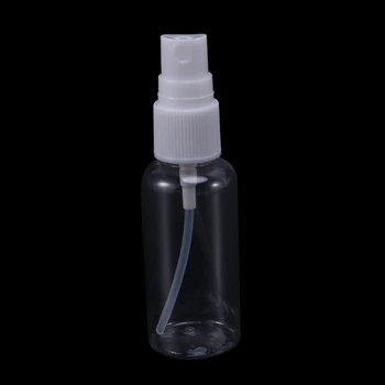 100 PCS 30 ml (1Oz) skaidrus plastikinis rūko purškimo butelis, skaidrus kelioninis butelis, nešiojamas pakartotinai užpildomas purškiamas purkštuvo butelis